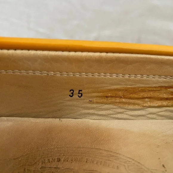 TODS Penny Loafers Womens Junior Size‎ 3.5 US 35 EUR Patent Leather Flat Shoes - Picture 8 of 13